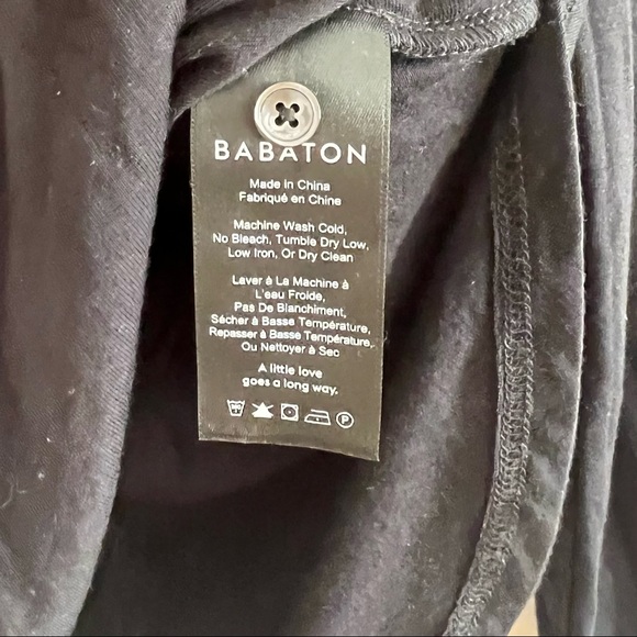 ARITZIA BABATON | Mehmet Surplice Long Sleeve Blouse Black XXS - Picture 4 of 5